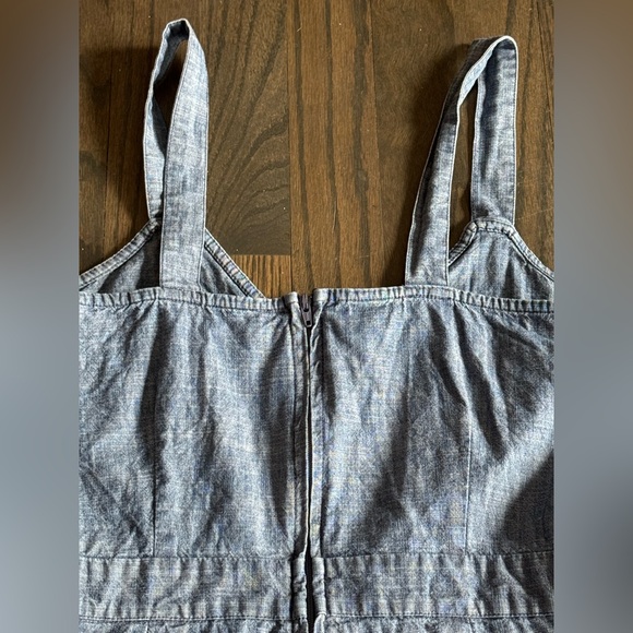 Dizzy Lizzy soft Jean wide leg jumpsuit size small - Picture 5 of 6